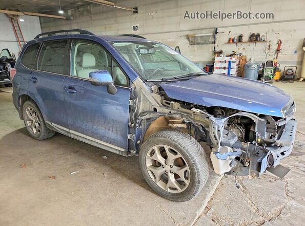 JF2SJAXC7GH528546 2016 SUBARU FORESTER Синий Передняя правая четверть