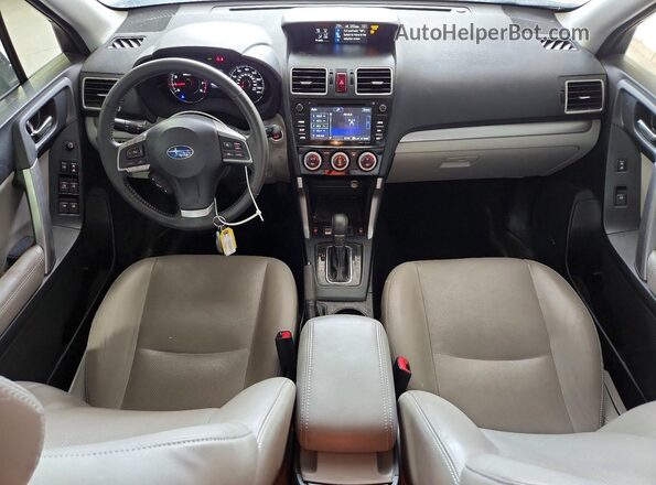 JF2SJAXC7GH528546 2016 SUBARU FORESTER Синий Вид панели приборов