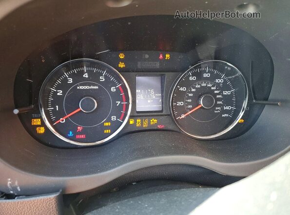 JF2SJAXC9GH404293 2016 SUBARU FORESTER Silver Widok zestawu wskaźników