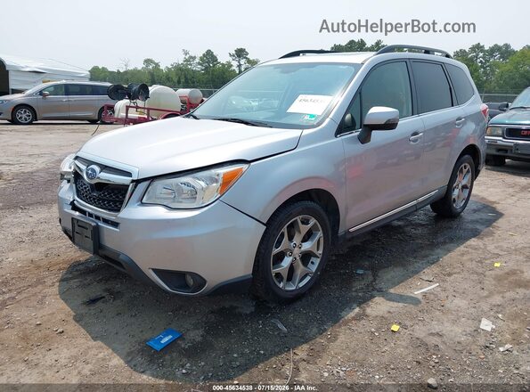 JF2SJAXC9GH431512 2016 SUBARU FORESTER Silver წინა მარცხენა ხედი სამი მეოთხედიდან