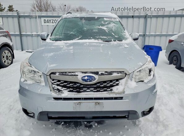 JF2SJCHC4GH462547 2016 SUBARU FORESTER Серебряный Вид спереди