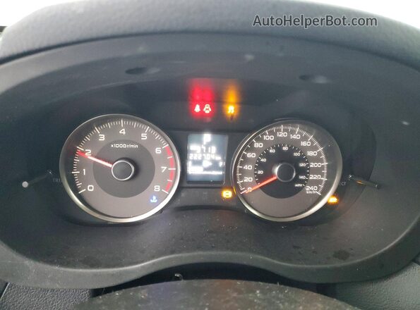 JF2SJCHC4GH462547 2016 SUBARU FORESTER Серебряный Вид щитка приборов