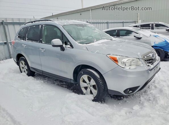 JF2SJCHC4GH462547 2016 SUBARU FORESTER Серебряный Передняя правая четверть