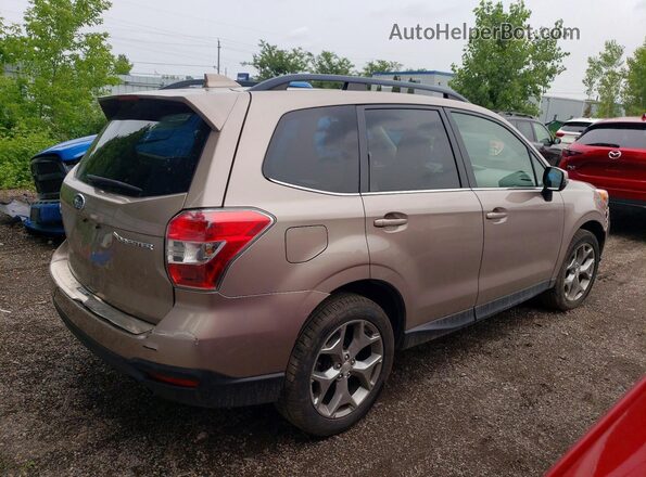 JF2SJCTC0GH437250 2016 SUBARU FORESTER Желто-коричневый Задняя правая четверть