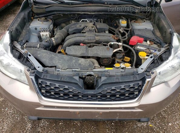 JF2SJCTC0GH437250 2016 SUBARU FORESTER Желто-коричневый Вид подкапотного пространства