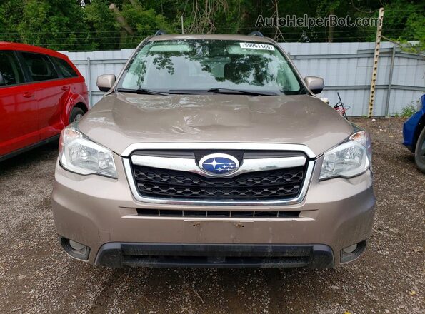 JF2SJCTC0GH437250 2016 SUBARU FORESTER Желто-коричневый Вид спереди