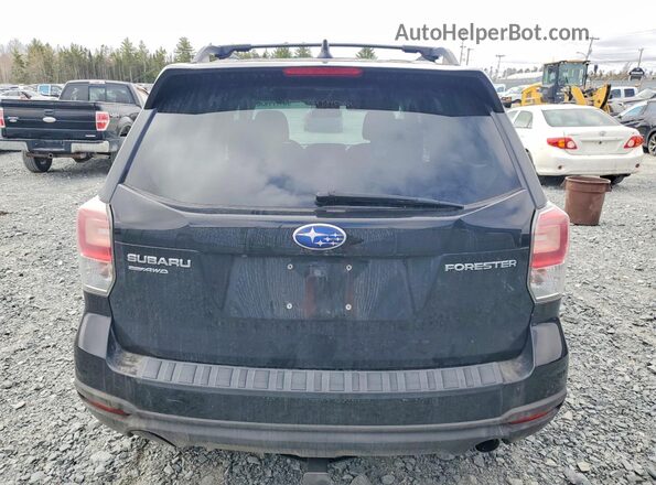 JF2SJEJC8JH559537 2018 SUBARU FORESTER Black Widok z tyłu