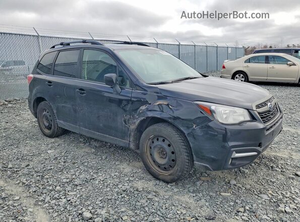 JF2SJEJC8JH559537 2018 SUBARU FORESTER Black Przód prawy
