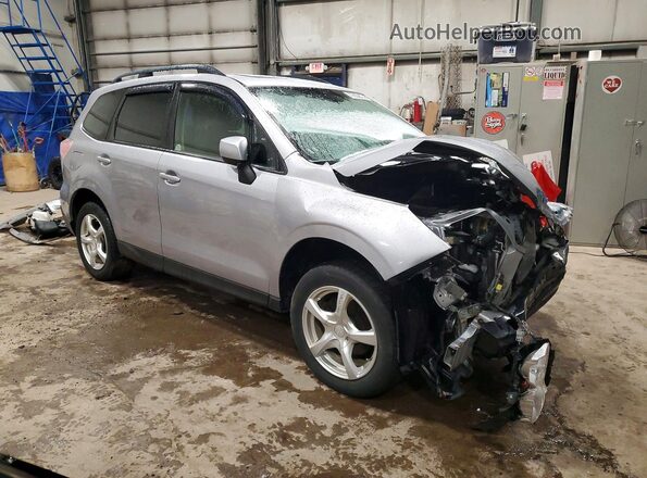 JF2SJEMC8HH541559 2017 SUBARU FORESTER Silver Передня права чверть