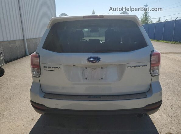 JF2SJESC7JH424953 2018 SUBARU FORESTER White Հետևի տեսք