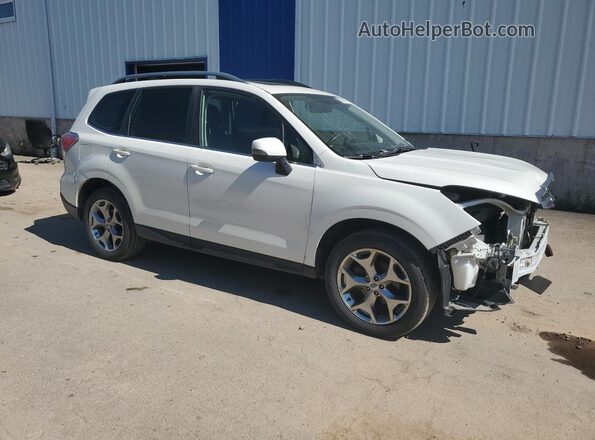 JF2SJESC7JH424953 2018 SUBARU FORESTER White Առջևի աջ