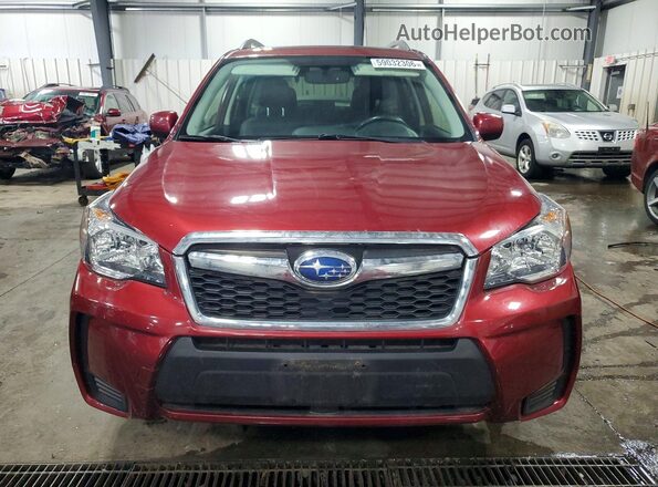JF2SJGDC9GH492818 2016 SUBARU FORESTER Red წინა ხედი