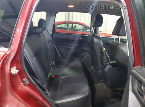JF2SJGDC9GH492818 2016 SUBARU FORESTER Red უკანა სავარძლების ხედი