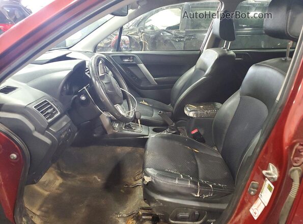 JF2SJGDC9GH492818 2016 SUBARU FORESTER Red წინა სალონის ხედი