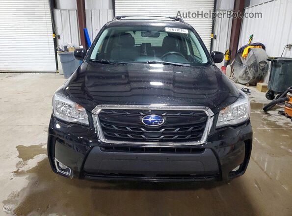 JF2SJGEC1JH403037 2018 SUBARU FORESTER Black წინა ხედი
