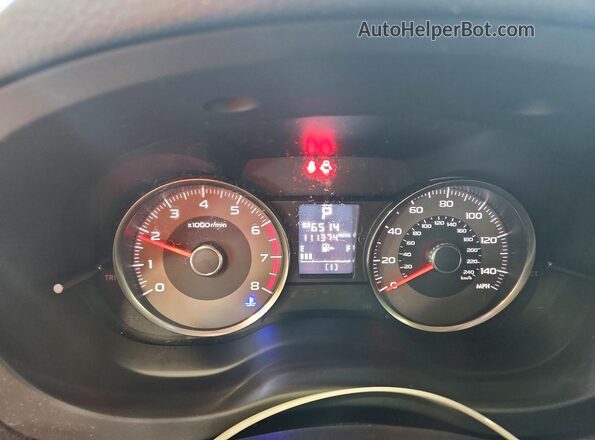 JF2SJGEC4HH550043 2017 SUBARU FORESTER White Вид щитка приладів