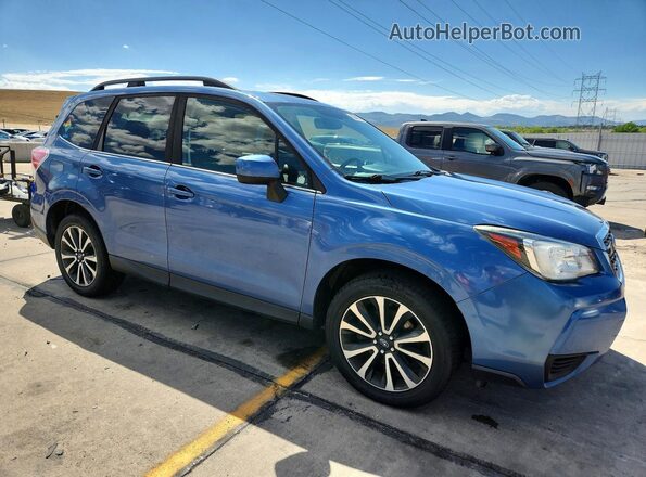 JF2SJGEC5HH800390 2017 SUBARU FORESTER Синий Передняя правая четверть
