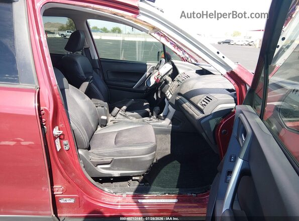 JF2SJGEC5JH428717 2018 SUBARU FORESTER Red Սալոնի դիմացի տեսք