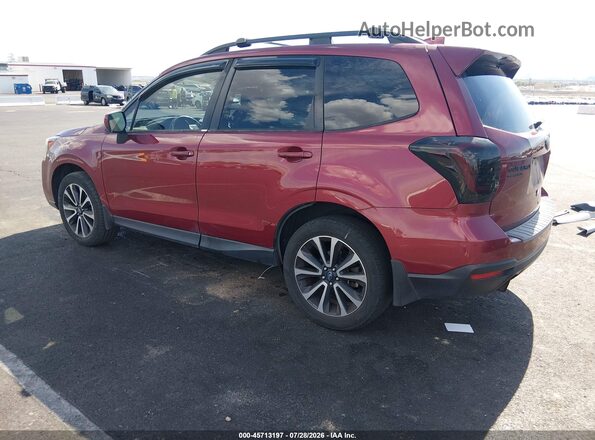 JF2SJGEC5JH428717 2018 SUBARU FORESTER Red Հետևի ձախ