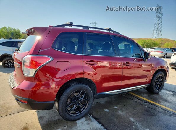 JF2SJGTC8HH409446 2017 SUBARU FORESTER Бордовый Задняя правая четверть