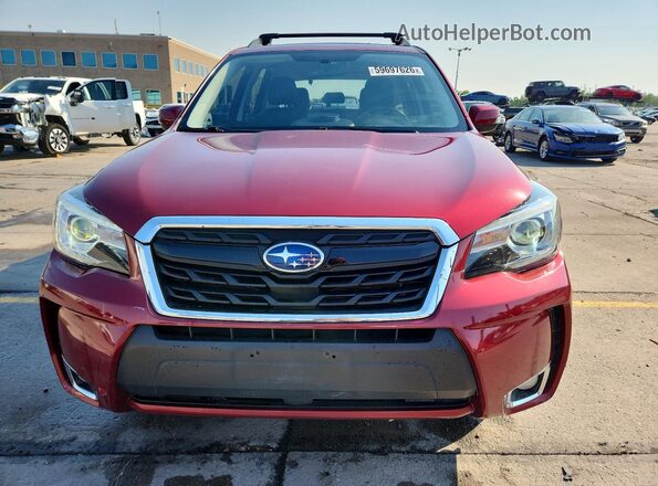JF2SJGTC8HH409446 2017 SUBARU FORESTER Бордовый Вид спереди