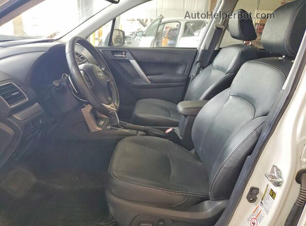 JF2SJGVC1GH416041 2016 SUBARU FORESTER White წინა სალონის ხედი