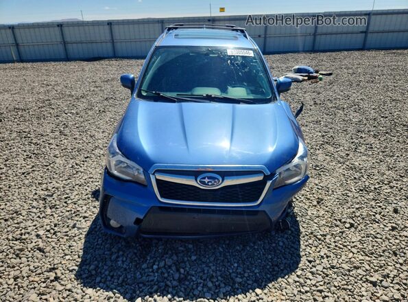 JF2SJGVC5GH453741 2016 SUBARU FORESTER Blue Вид спереду