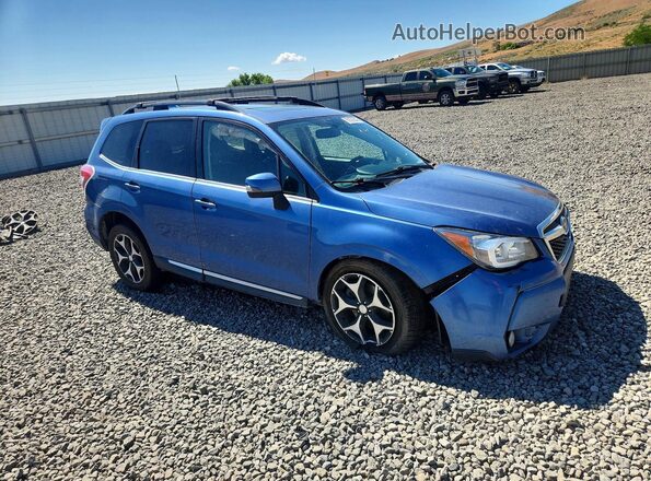 JF2SJGVC5GH453741 2016 SUBARU FORESTER Blue Передня права чверть