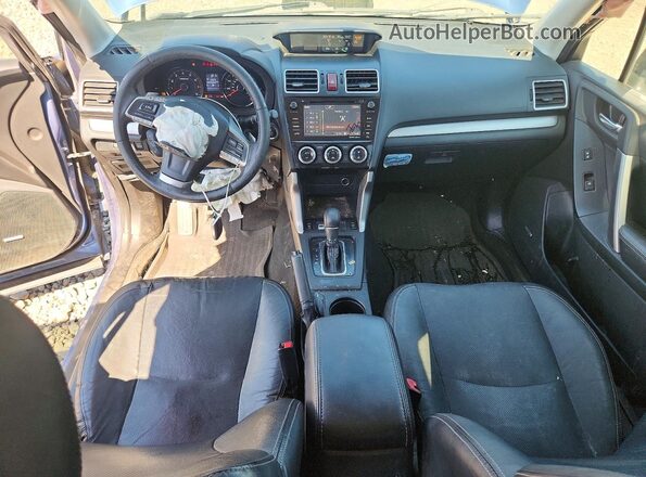 JF2SJGVC5GH453741 2016 SUBARU FORESTER Blue Вид панелі приладів