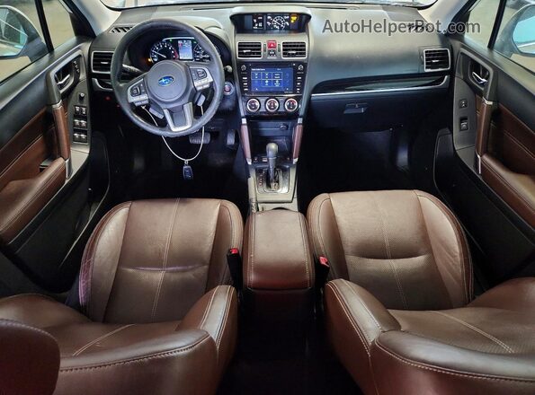 JF2SJGWC0JH458593 2018 SUBARU FORESTER White Dashboard view