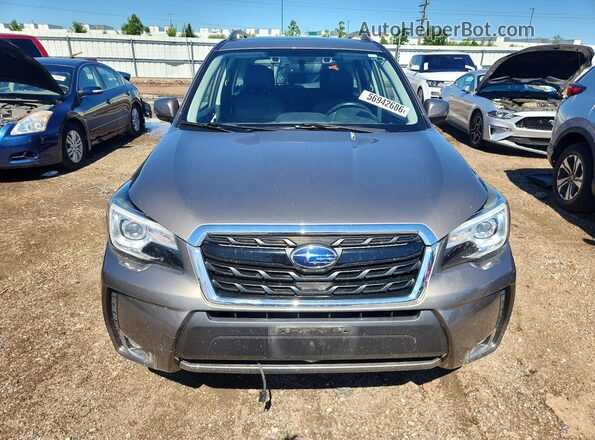 JF2SJGWC1HH495596 2017 SUBARU FORESTER Gray Вид спереду