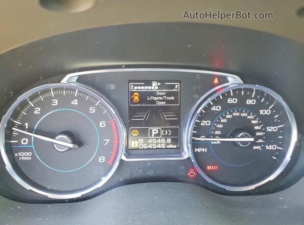 JF2SJGWC2HH581029 2017 SUBARU FORESTER White Вид щитка приладів