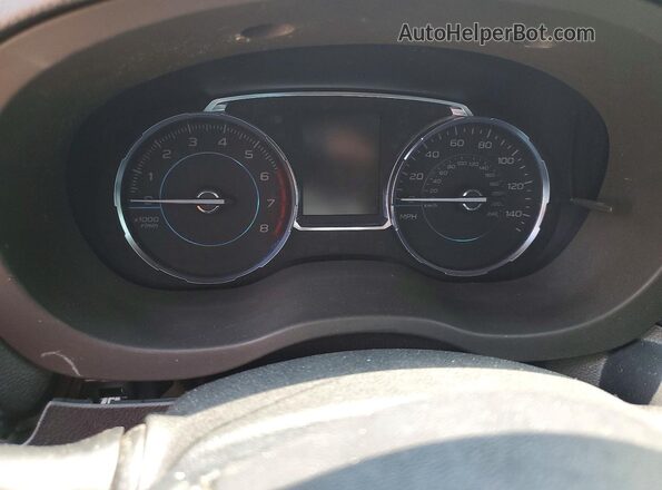 JF2SJGWC6JH593836 2018 SUBARU FORESTER Black Vista del cuadro de instrumentos