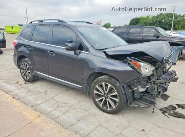 JF2SJGWC8JH596432 2018 SUBARU FORESTER Blue Front right