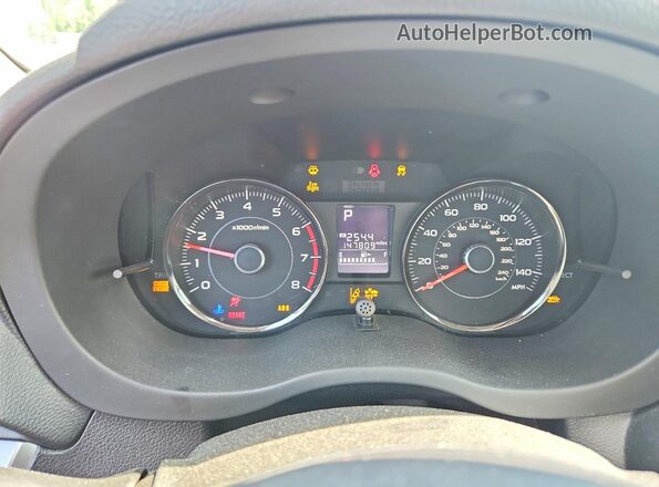 JF2SJGXC4GH470978 2016 SUBARU FORESTER Charcoal Vista del cuadro de instrumentos