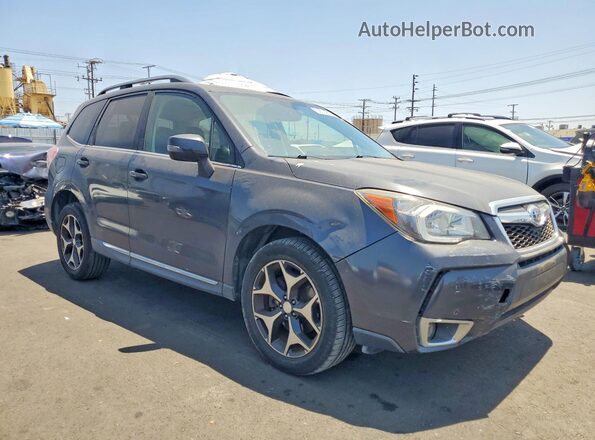 JF2SJGXC7GH415313 2016 SUBARU FORESTER Charcoal Front right
