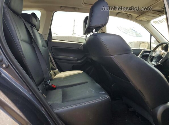 JF2SJGXC7GH415313 2016 SUBARU FORESTER Charcoal Rear interior view