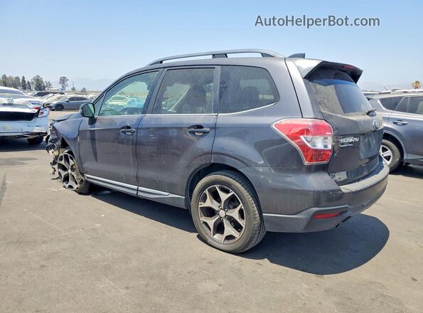 JF2SJGXC7GH415313 2016 SUBARU FORESTER Charcoal Rear left