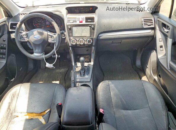 JF2SJGXC7GH415313 2016 SUBARU FORESTER Charcoal Dashboard view