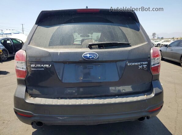 JF2SJGXC7GH415313 2016 SUBARU FORESTER Charcoal Rear view