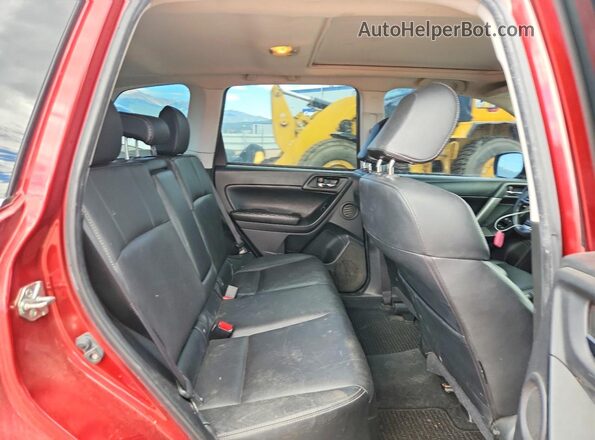 JF2SJGXCXGH459189 2016 SUBARU FORESTER Burgundy Rear seats view