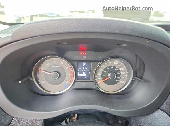 JF2SJHDC0GH403403 2016 SUBARU FORESTER White Instrument cluster view