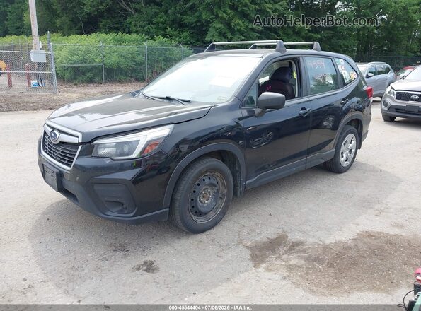JF2SKAAC2MH550682 2021 SUBARU FORESTER Gray Առջևի ձախ երեք քառորդ տեսարան