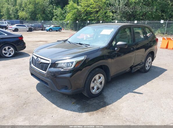 JF2SKAAC3KH551112 2019 SUBARU FORESTER Black Przód lewy