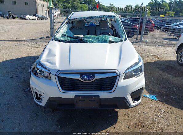 JF2SKAAC4LH466474 2020 SUBARU FORESTER White Սարքավորումների վահանակի տեսք