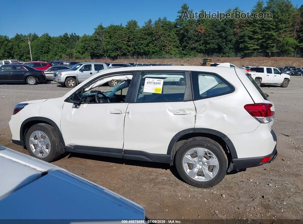JF2SKAAC4LH466474 2020 SUBARU FORESTER White Սալոնի 360 աստիճան տեսք
