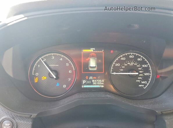 JF2SKAAC5PH446630 2023 SUBARU FORESTER Синий Вид щитка приборов