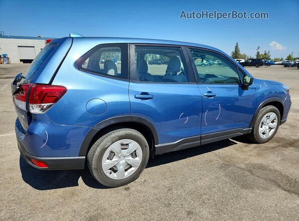 JF2SKAAC6MH527874 2021 SUBARU FORESTER Синий Задняя правая четверть