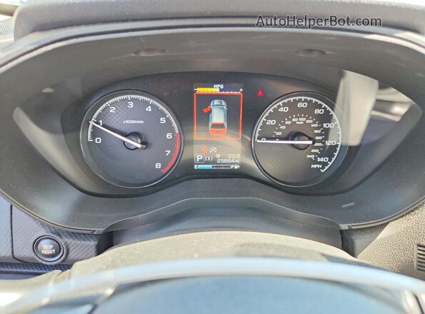 JF2SKAAC6MH527874 2021 SUBARU FORESTER Синий Вид щитка приборов