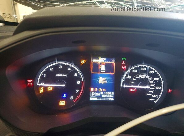 JF2SKAAC7LH420119 2020 SUBARU FORESTER Gray Instrument cluster view